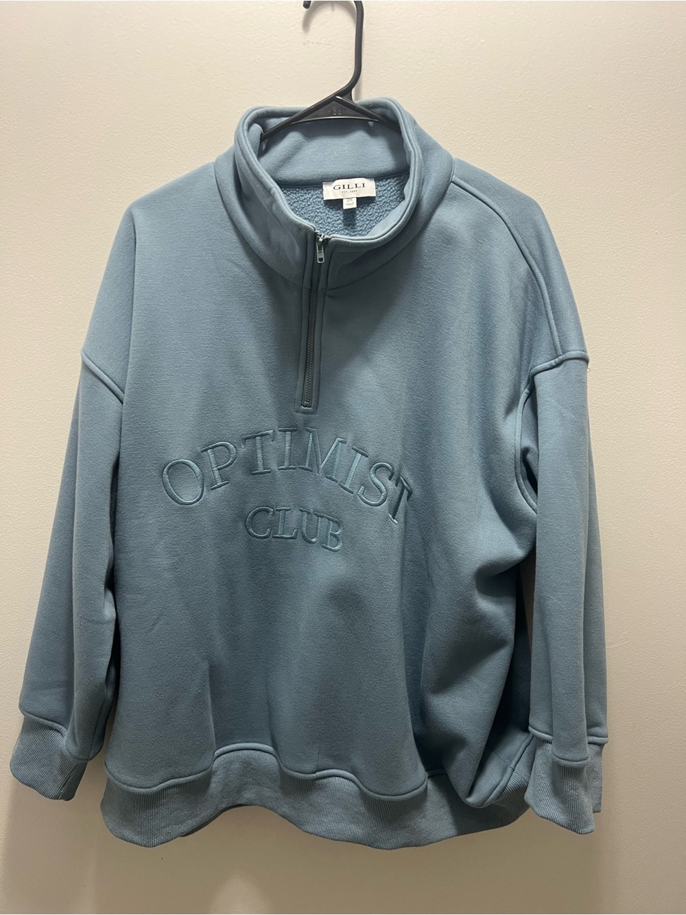 Gilli Optimist Club Half-Zip Pullover - Dusty Blue